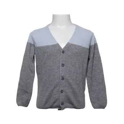 Cardigan (Gris, Bleu) de Rock the Goat Cachemire
