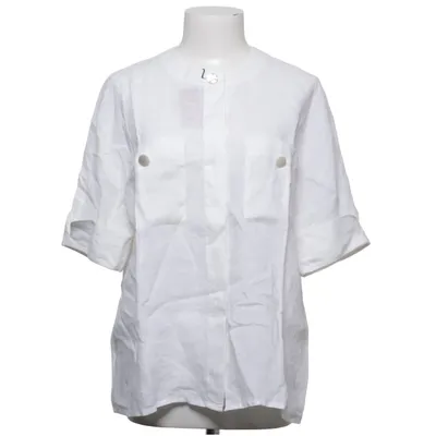 Korte mouwen shirt (Wit) van Akris Linnen