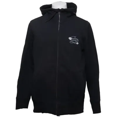 Huvtröja (Svart) från Loco Bomull, Polyester