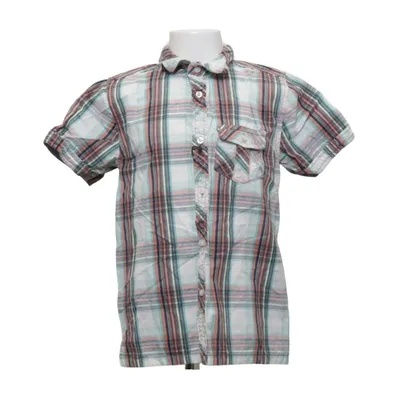 Kortärmad skjorta (Vit, Flerfärgad) från MyWear Kids Bomull