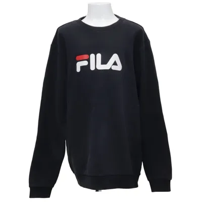 Sweatshirt (Noir) de Fila Coton, Polyester
