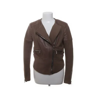 Bikerjacka (Brun) från Frontrow Skinn, Polyester