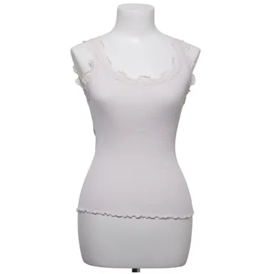 Tanktop (Beige) van Rosemunde Katoen, Zijde