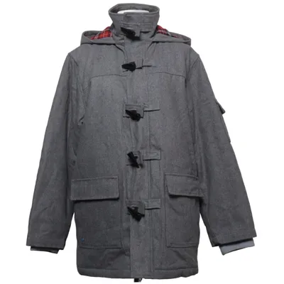 Duffle jas (Grijs) van Chico Katoen, Polyester, Wol