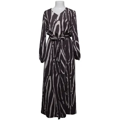 Maxi jurk (Bruin, Wit) van Soho Elastaan, Polyester, Viscose