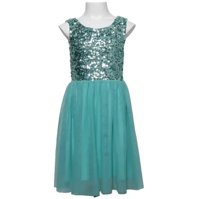 Jurk (Groen) van H&M Elastaan, Polyester, Viscose