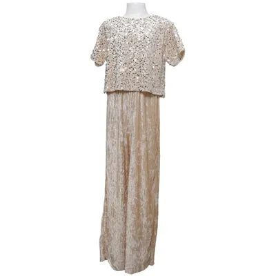 Jumpsuit (Beige) van Zara Elastaan, Polyester