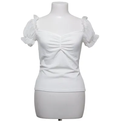Topp (Vit) från Boohoo Elastan, Polyester