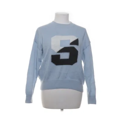 Sweater (Blå, Sort, Hvid) fra Sandro Akryl, Mohair, Polyamid, Uld