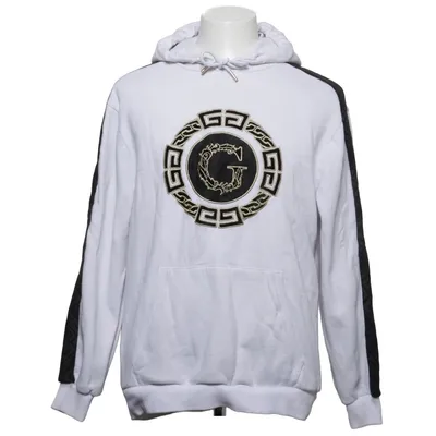 Hoodie (White, Black) from Glorious Gangsta Cotton, Polyester