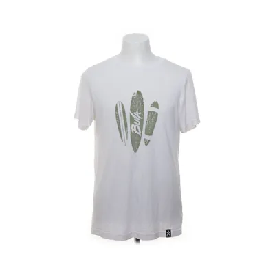 T-shirt (White, Green) from Bula Cotton, Elastane, Polyester