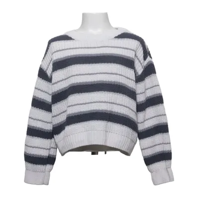 Sweater (White, Gray) from Yigga Metallic fiber, Polyester