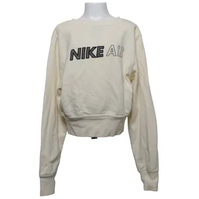 Sweatshirt (Beige) from Nike Air Cotton, Elastane, Polyester