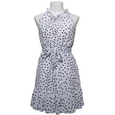 Dress (White, Blue) from Heidi Klein Polyester, Silk
