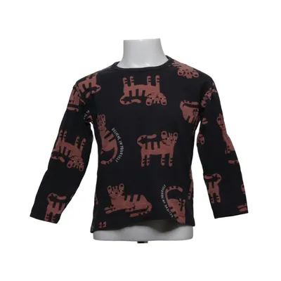 T-shirt à manches longues (Gris, Rose) de Minories Coton