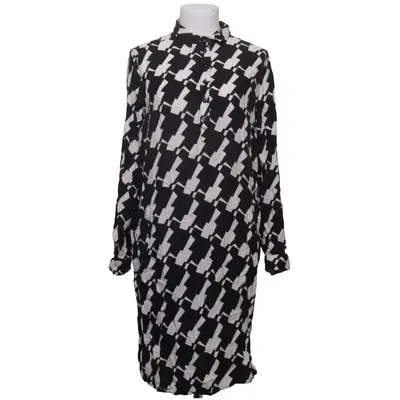 Shirt dress (Black, White) from Milano Italy