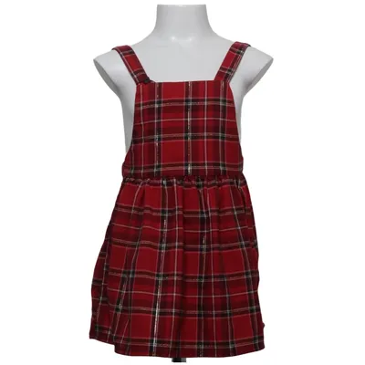 Dress (Red, Black, White) from H&M Cotton, Elastane, Metallic fiber, Polyester, Viscose