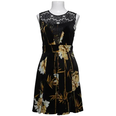 Robe (Noir, Jaune, Blanc) de Alanred Acétate, Élasthane, Polyester, Viscose