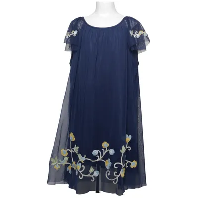 Robe (Bleu, Multicolore) de Zara Girls Coton, Polyester