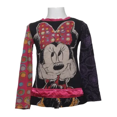Langarmshirt (Schwarz, Pink, Mehrfarbig) von Desigual Disney Baumwolle