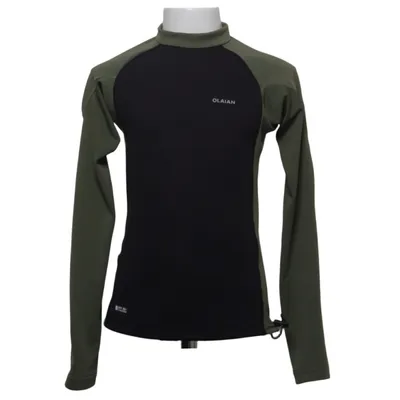 T-shirt de natation (Vert, Noir) de Olaian Élasthane, Polyester