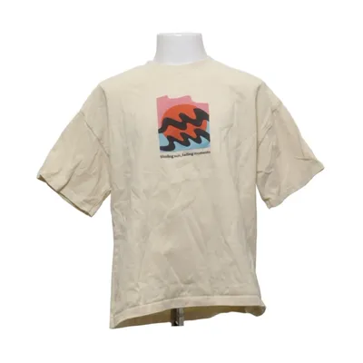 T-shirt (Beige) from Zara Cotton