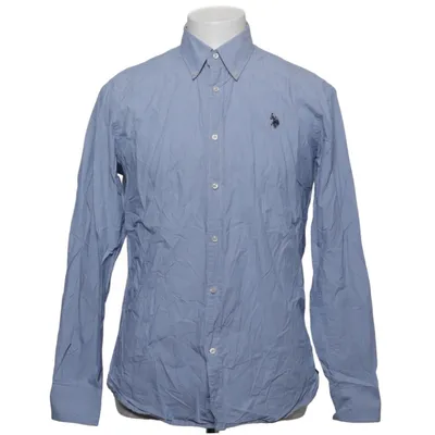 Buttondownskjorte (Blå, Hvid) fra U.S. Polo Assn. Bomuld