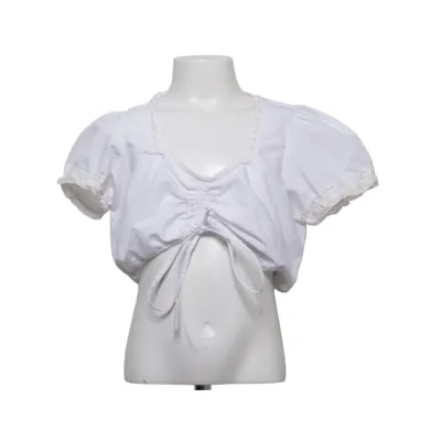 Dirndlblus (Vit) från Lekra Bomull, Polyester