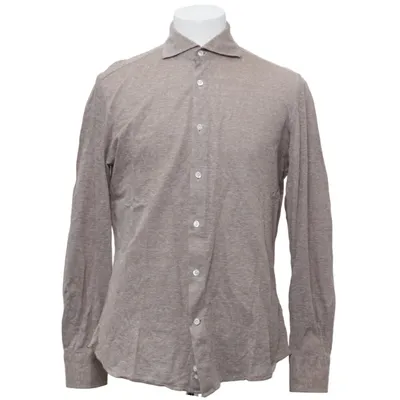 Shirt (Beige) from Morris Heritage Cotton, Linen