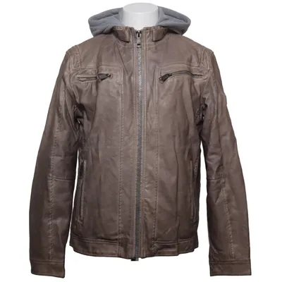 Jacke (Braun) von Angelo Litrico Polyester, Polyurethan, Viskose