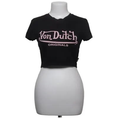 T-shirt (Svart, Rosa) från Von Dutch Bomull, Elastan