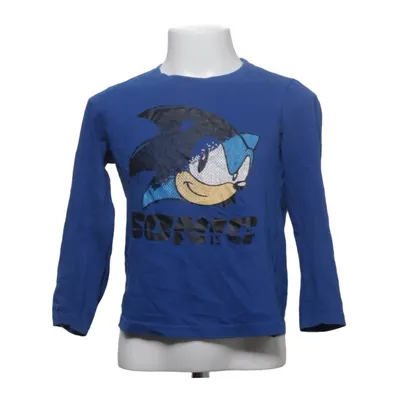 T-shirt à manches longues (Bleu) de Sonic Coton
