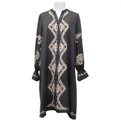 Klänning (Svart, Beige) från Marta Polyester