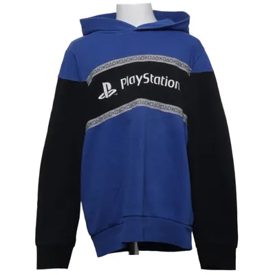 Sweat à capuche (Bleu, Noir) de Playstation Coton, Polyester