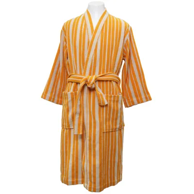 Badekåbe (Orange, Hvid) fra Marimekko Bomuld