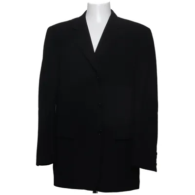Blazer (Zwart) van Commander Viscose, Wol
