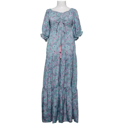 Långklänning (Blå, Rosa, Flerfärgad) från Luisa Polyester, Silke
