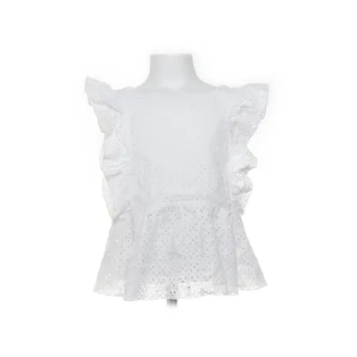 Peplum top (White) from Zara Kids Cotton, Polyester