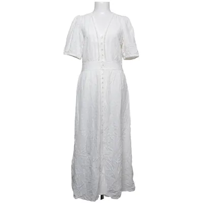 Maxi dress (White) from Gap Cotton, Polyester, Viscose