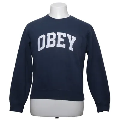 Sweatshirt (Blå) fra Obey worldwide Bomuld, Polyester
