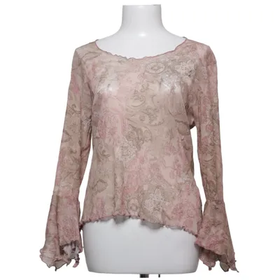 Blouse (Try Me chiffon bluse med trompetærmer) van Try Me Polyester