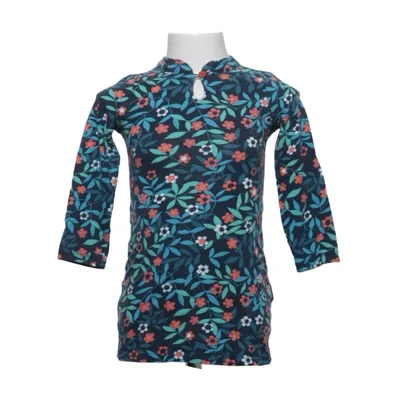 Jurk (Blauw, Meerkleurig) van Petit Louie Elastaan, Viscose