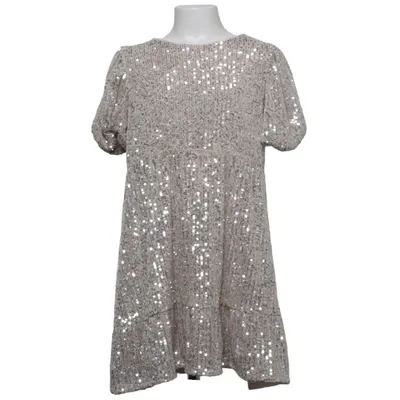 Kjole (Sølv) fra KappAhl Elastan, Polyester