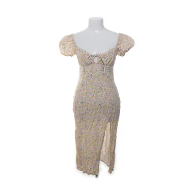 Jurk (Puff Sleeve Midi Dress) van Nelly Viscose