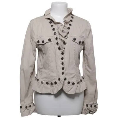 Jacka (Beige) från Linda Carlén Bomull, Elastan