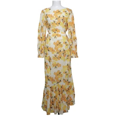 Maxi dress (White, Yellow, Multicolored) from Peony Organic cotton, Viscose