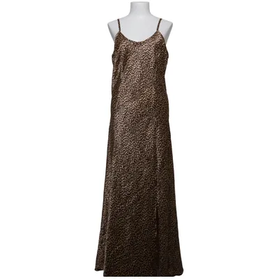 Robe longue (Beige, Marron, Noir) de Comfort Fashion Polyester