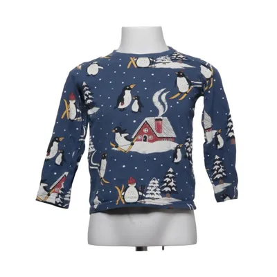 Langærmet t-shirt (Blå, Flerfarvet) fra Lindex Kids Bomuld