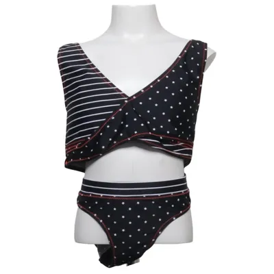 Bikini (Noir, Blanc) de Yigga Élasthane, Polyester