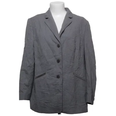 Blazer (Grijs) van Delmod Elastaan, Viscose, Wol